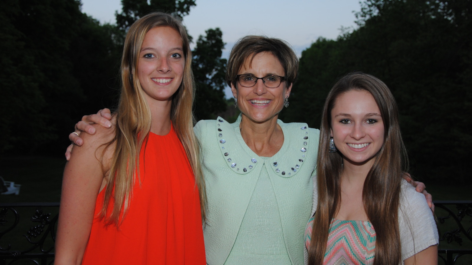 NMC CEO Jill Berry Bowen with scholarship award winners Amy Kane and Allison Gervais