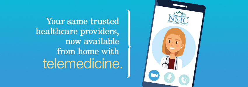 Your same trusted healthcare providers, now availablefrom home with telemedicine