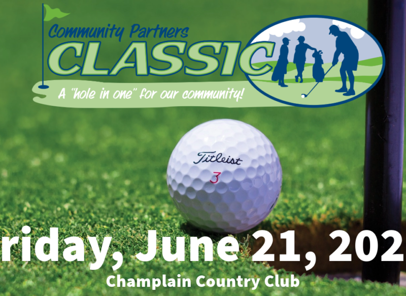 poster advertising a gold tournament June 21 2024