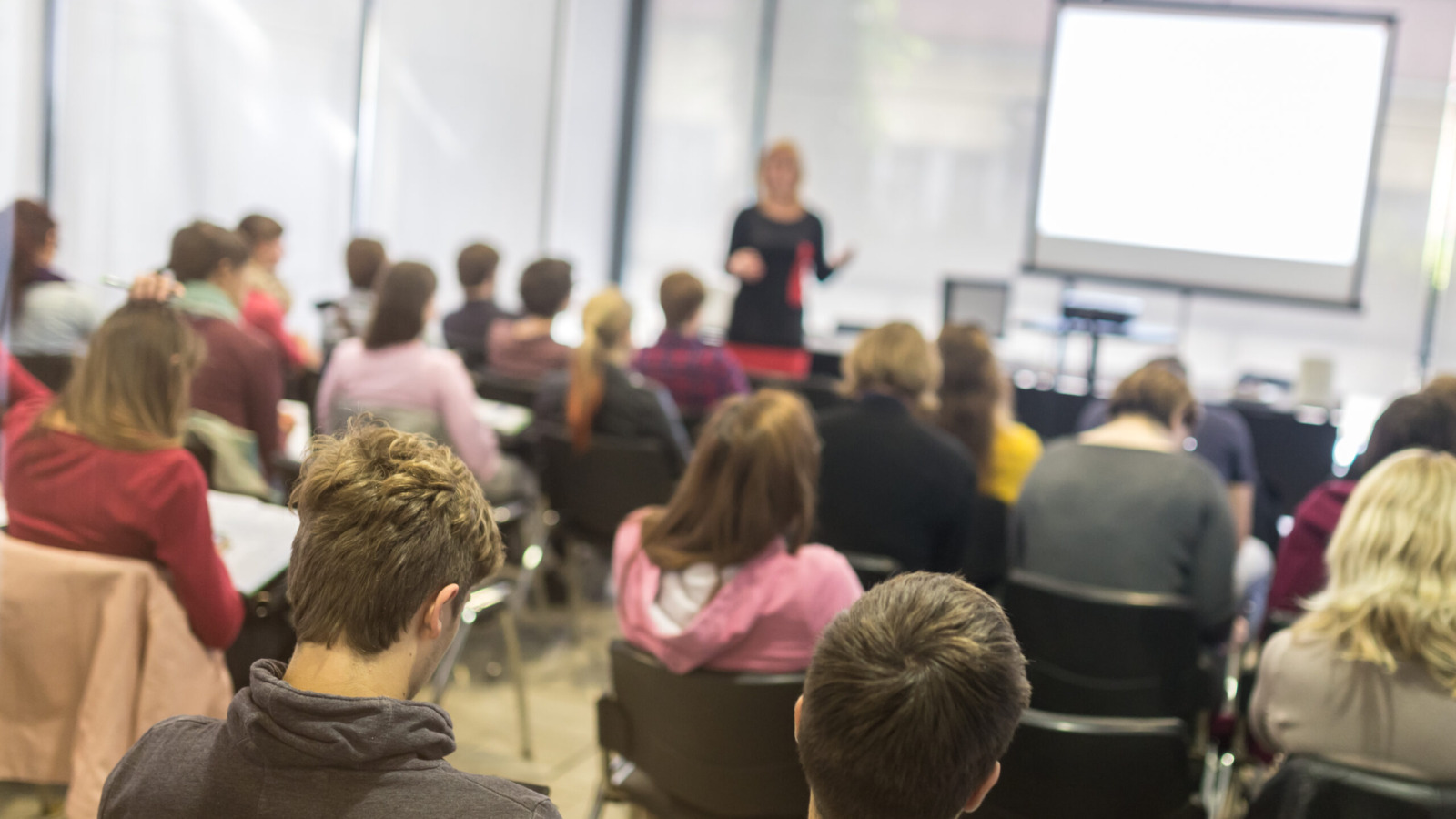 group attending a meeting