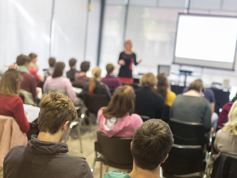 group attending a meeting