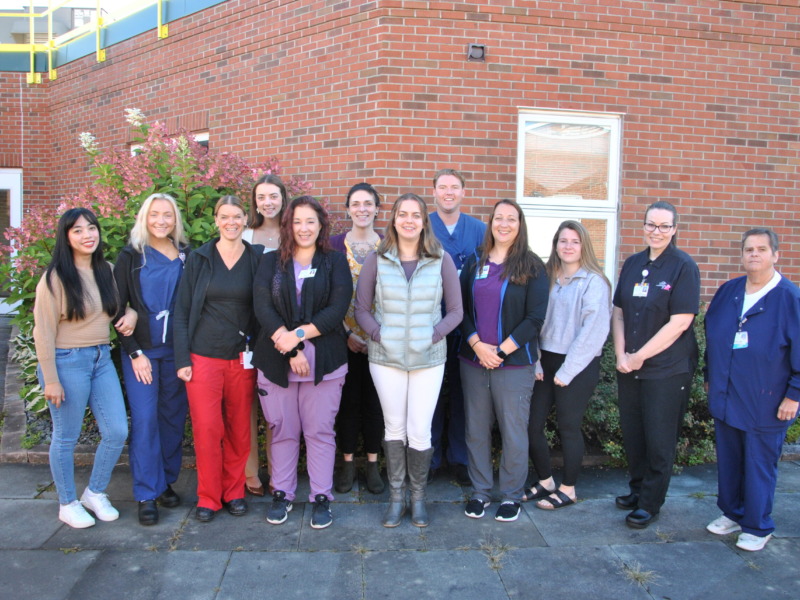 Team of nurses participating in the hospitals Pathways Nursing Program