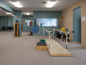 Physical Therapy gym space in Northwestern Medical Centers Enosburgh Physical Therapy practice