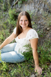 Addison Charron, one of five high school graduates awarded healthcare scholarships