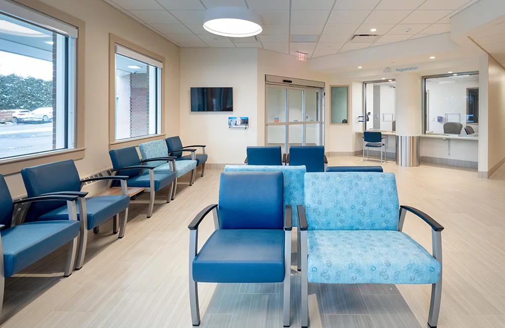 Emergency department waiting area