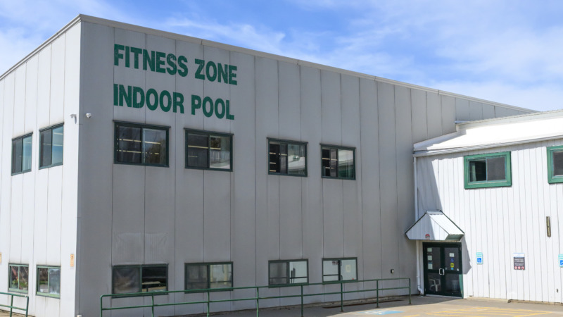 Exterior of Branons Pool where Aquatic Therapy appointments are held