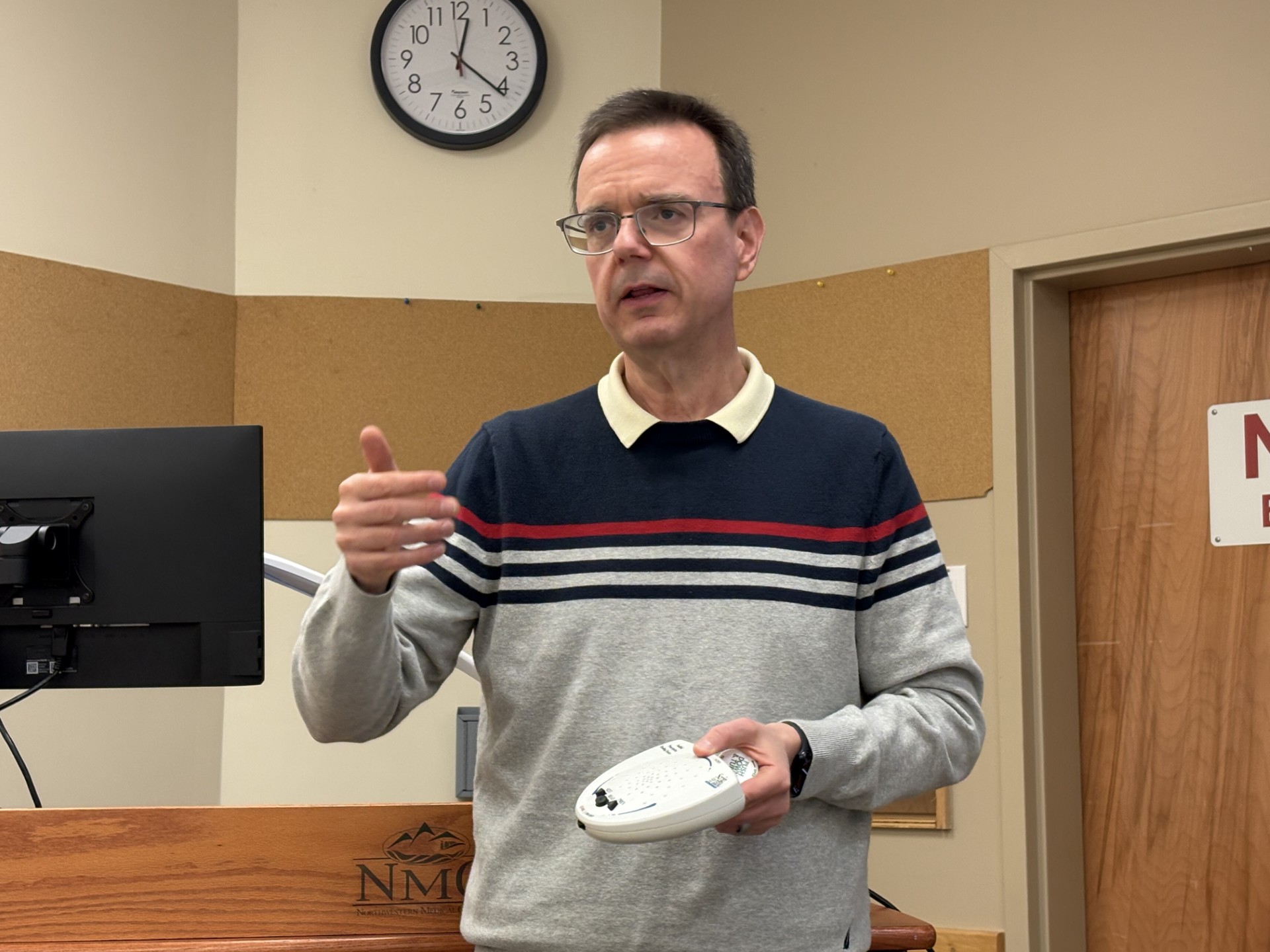 Photo caption: Dan Norris, Executive Director of Adult Services at the Vermont Association for the Blind and Visually Impaired.  