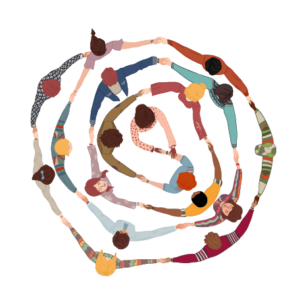 people holding hands