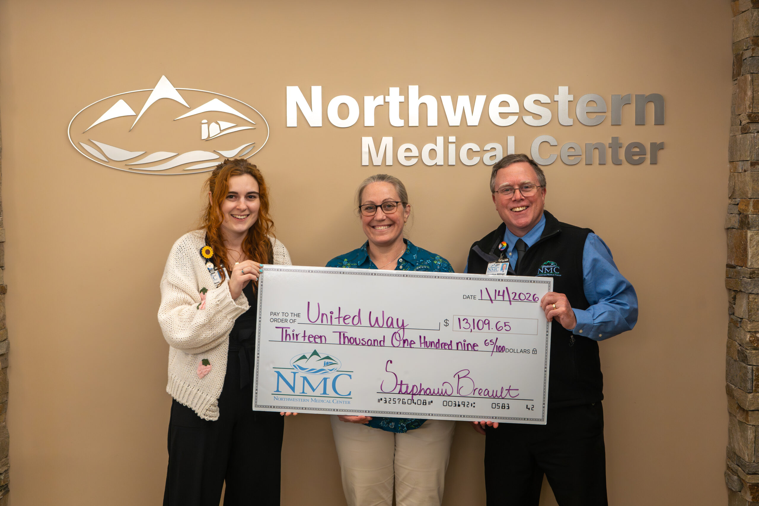 Check presentation for 2025 United Way Campaign