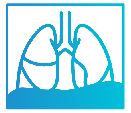 line drawing of lungs partially covered up