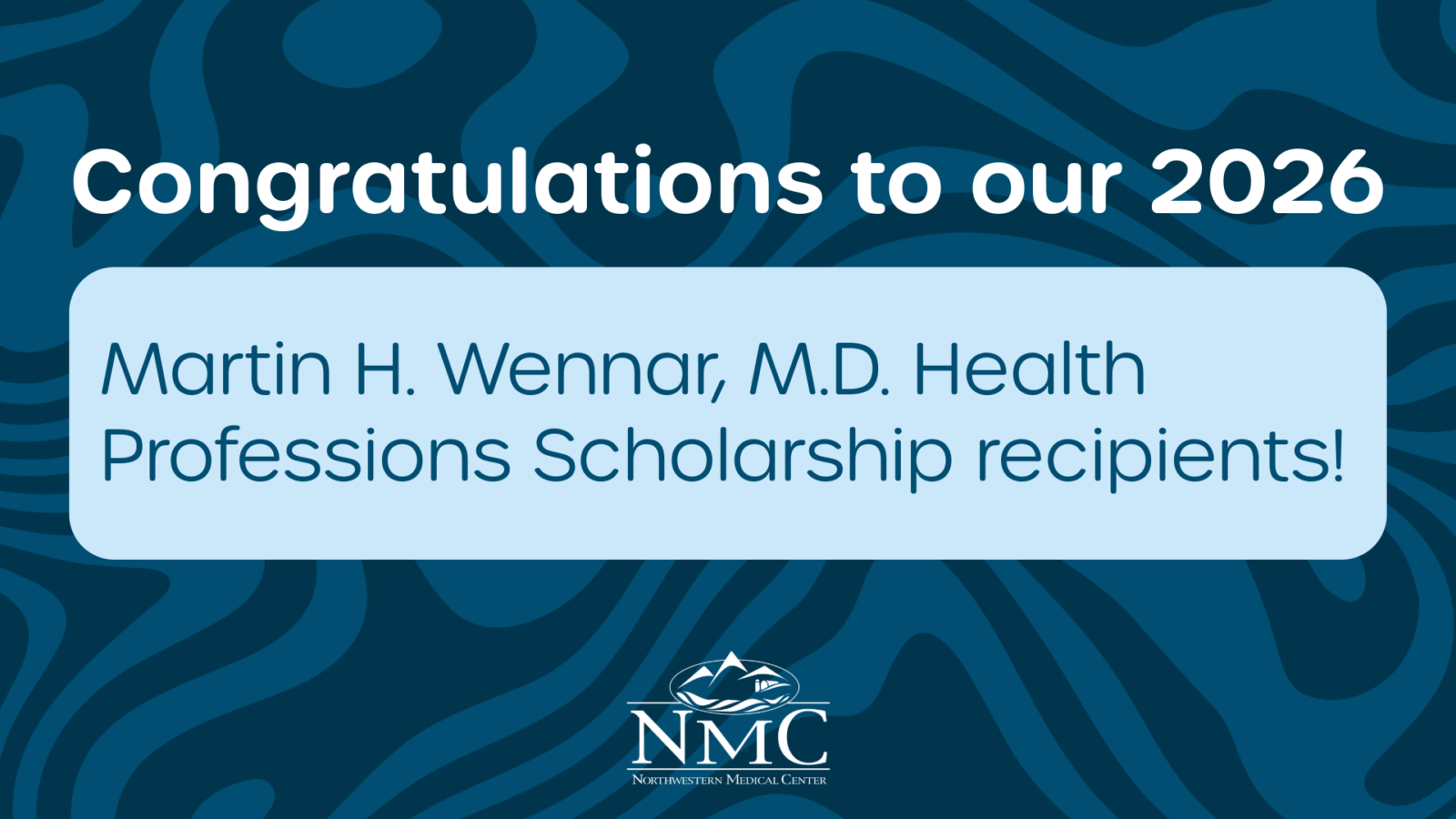 Wennar Scholarship Winner announcement
