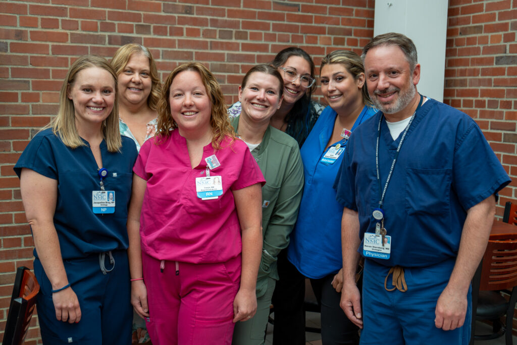 Tonya Sheltra, RN and Urology team after receiving DAISY Award